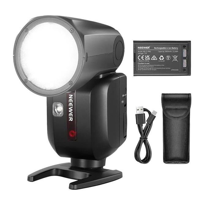 Nova bliskavica Speedlite z okroglo glavo in TTL za Canon 3