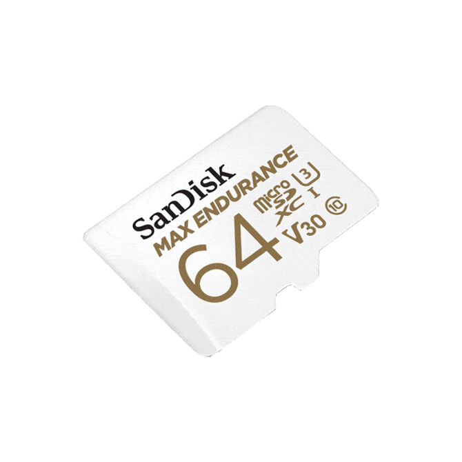 SanDisk 64GB MAX ENDURANCE microSD spominska kartica z adapterjem 3