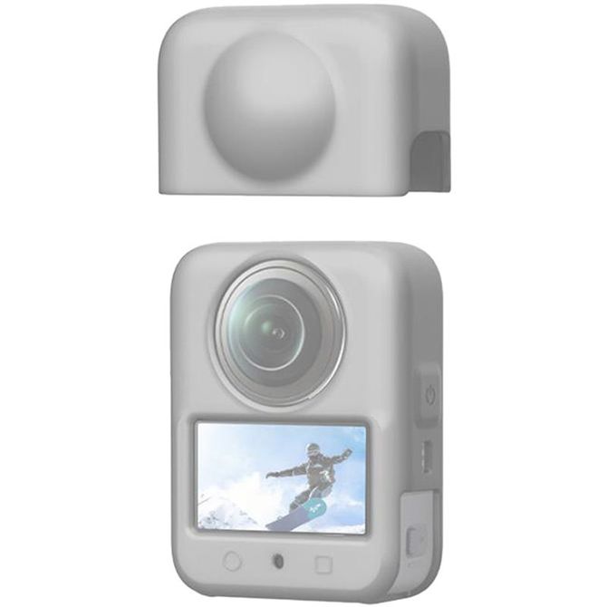 Silikonski ovitek z objektivom PULUZ za DJI Osmo 360 (siv) 4