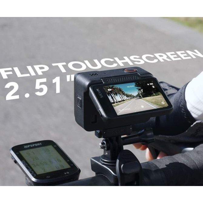 SJCAM SJ30 akcijska športna kamera, Standard Kit, 8K Ultra HD, 2.51 FLIP zaslon, SteadyMotion 2.0, 8x ZOOM, polnilna baterija, 140° snemalni kot, Dual WIFI, 5ATM vodoodpornost, aplikacija, +dodatki 5