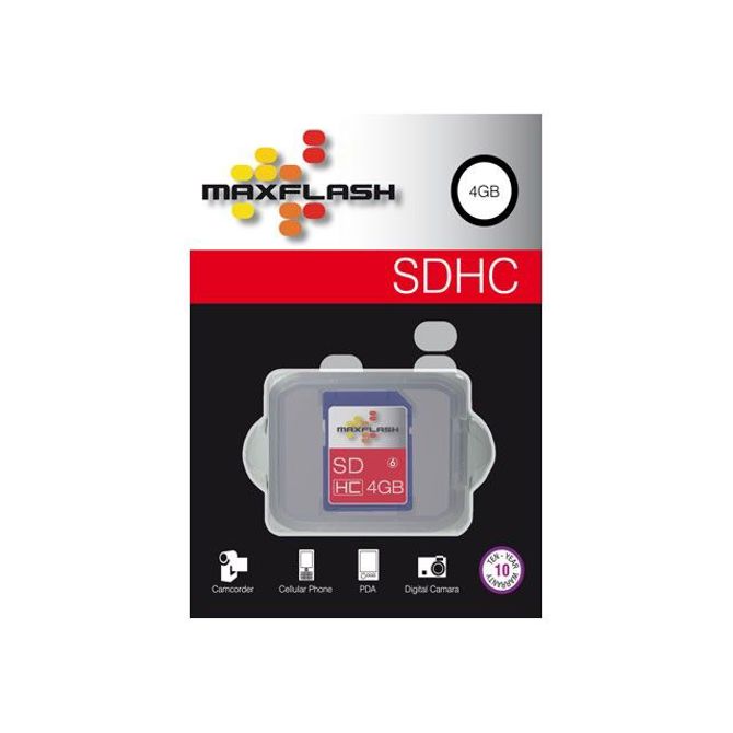 Spominska kartica Secure Digital (SDHC) 4GB Max-Flash (Class 6) 2