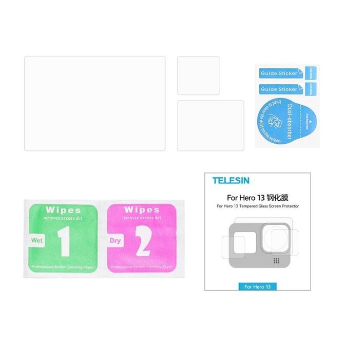 Telesin 3-v-1 kaljeno steklo za GoPro Hero 13 Black (S6-FLM-07-TGP) 3