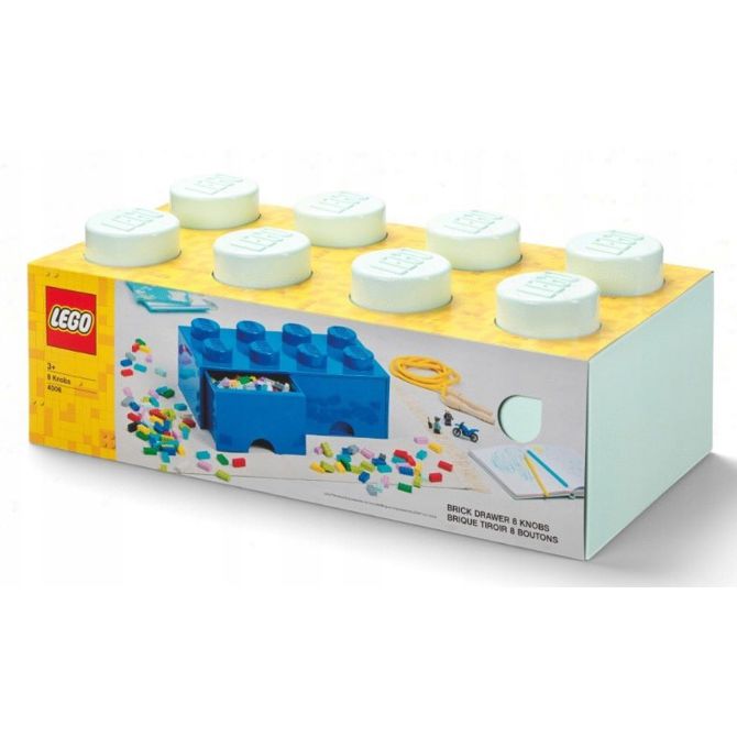 Lego®: Škatla za shranjevanje z gradnikom 8 - modra (40061742)
