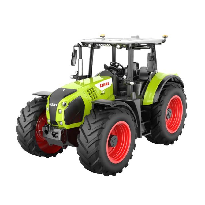 Traktor na daljinsko vodenje Double E E684-003 Claas Arion 660, 1:24, 2.4 GHz, LED osvetlitev, zvočni učinki