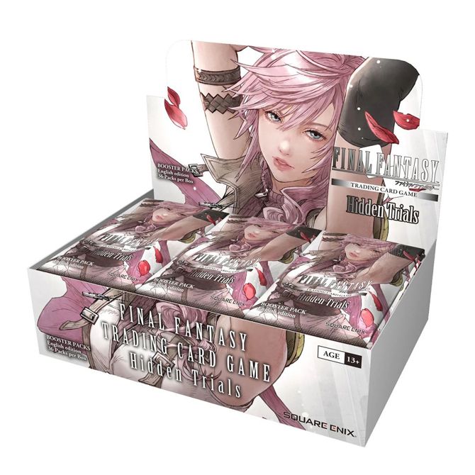 Igralne karte Final Fantasy TCG Opus XXIII Hidden Trials Prerelease Kit, 36 booster paketov, angleška različica