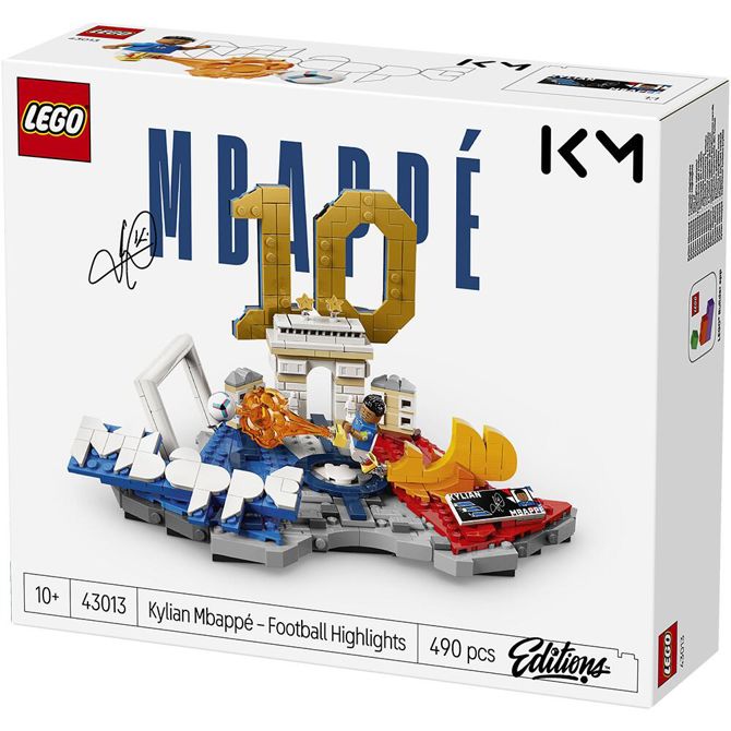 Kocke Lego Editions: Kylian Mbappe, 490 kos, od 10. let (43013)