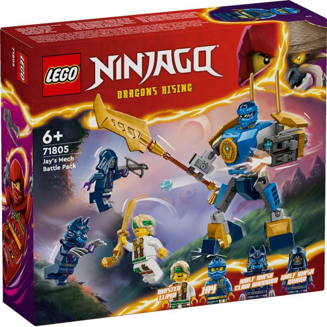 Kocke Lego® Ninjago® Jayev bojni paket z robotskim oklepom (71805)
