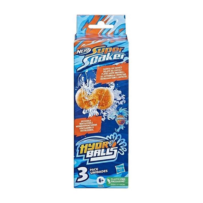 Nerf Super Soaker hidro kroglice, 3 kosi
