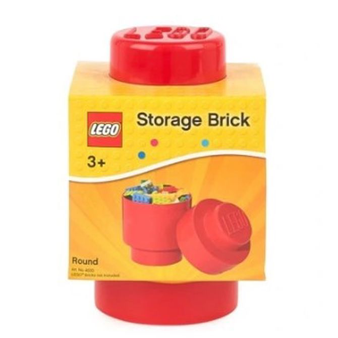 Lego®: Škatla za shranjevanje (okrogla) - Rdeča (40301730)
