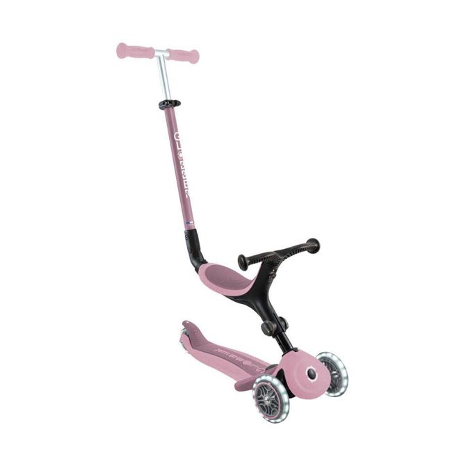 Otroški skiro Globber Go-Up Active Lights Eco, rdeča