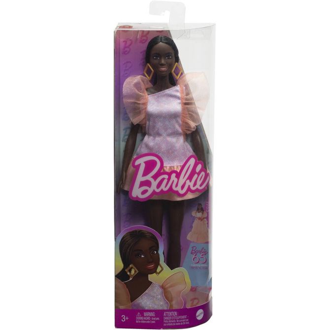 Punčka Barbie Fashionistas: Doll Peach Puffy Sleeves