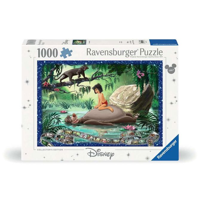 Sestavljanka Ravensburger Disney Collector's Edition - Knjiga o džungli (1000 kosov), od 14. let
