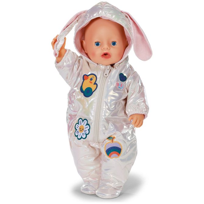 Snežni kombinezon kremne barve Baby Born®, 43 cm, od 3. let, dodatki za punčko