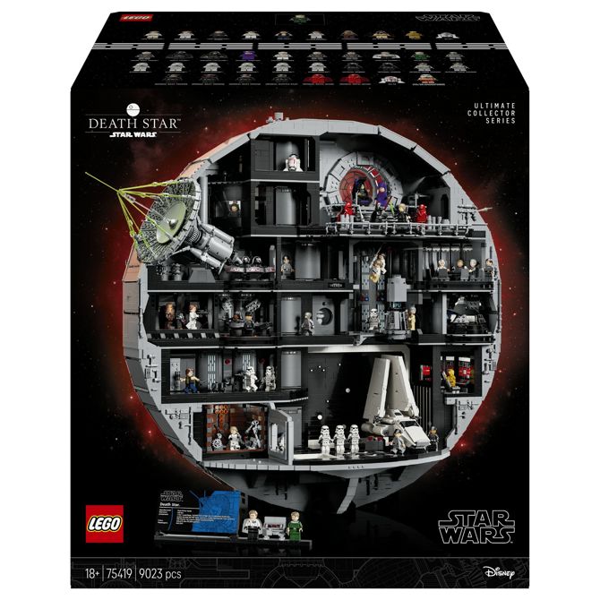 LEGO kocke LEGO Star Wars 75419 Zvezda smrti, 9023 kosov, 38 figur, zbirateljski model