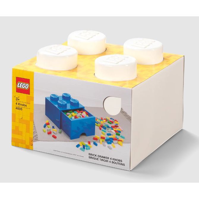 Lego®: Škatla za shranjevanje z gradnikom 4 - Bela (40051735)