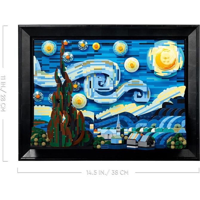 Kocke Lego® Ideas: Vincent van Gogh – Zvezdna noč (21333) 3