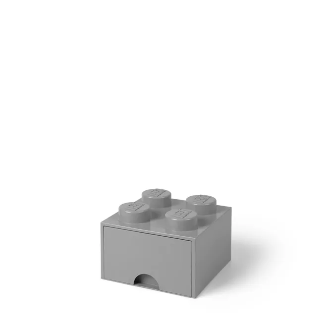 Lego®: Škatla za shranjevanje z gradnikom 4 - Siva (40051740) 2
