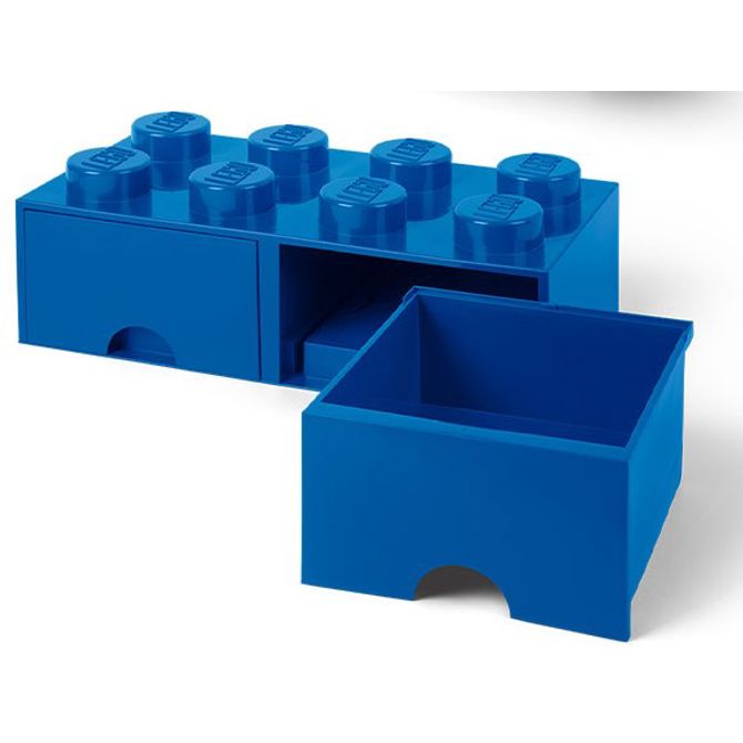 Lego®: Škatla za shranjevanje z gradnikom 8 - Modra (40061731) 2