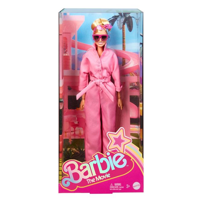 Barbie The Movie - Margot Robbie kot Barbie: lutka v roza kombinezonu (HRF29) 6