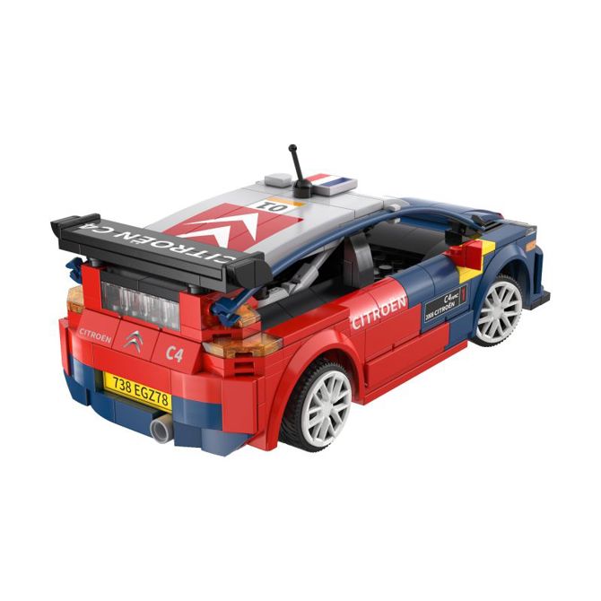 Avtomobil CaDa Citroën C4 WRC, model C51078W, 329 kosov, 1:20 merilo, daljinsko upravljanje 2