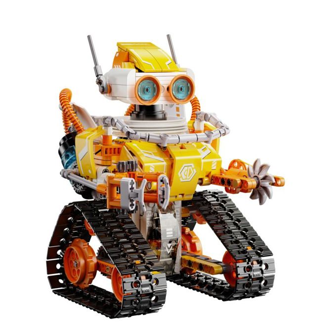 Model iz kock CaDA W·BOT Code Robot C83003W, 455 kosov, 3-v-1, 2,4 GHz daljinec, Li-ion baterija 2