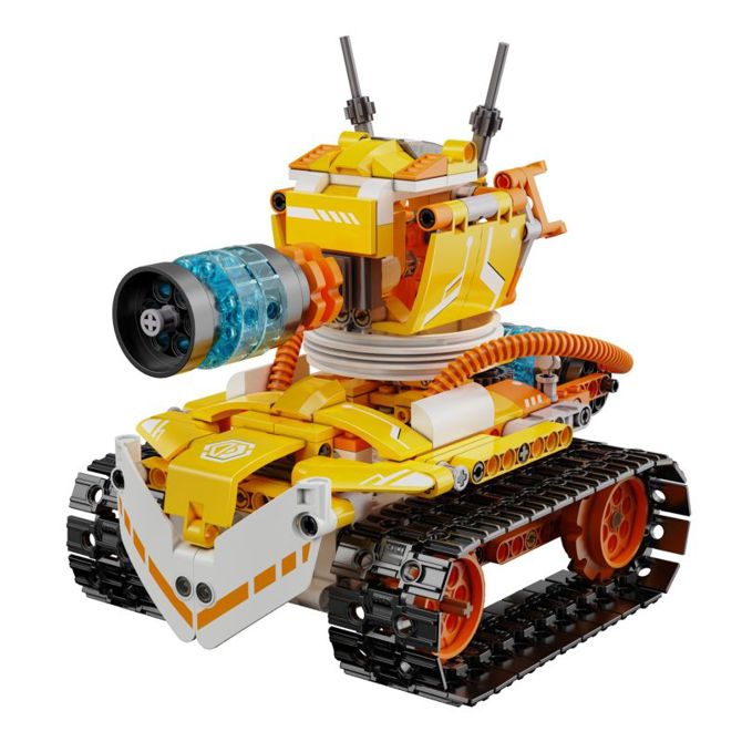 Model iz kock CaDA W·BOT Code Robot C83003W, 455 kosov, 3-v-1, 2,4 GHz daljinec, Li-ion baterija 4