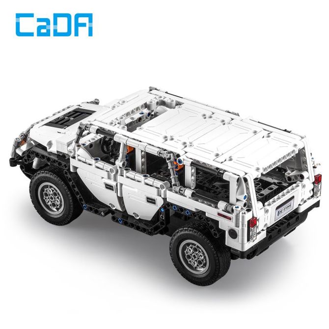 Model iz kock CaDA Warrior H2 Off-Road C51044W, 575 kosov, RC, 2,4 GHz + Bluetooth, robustna konstrukcija 3
