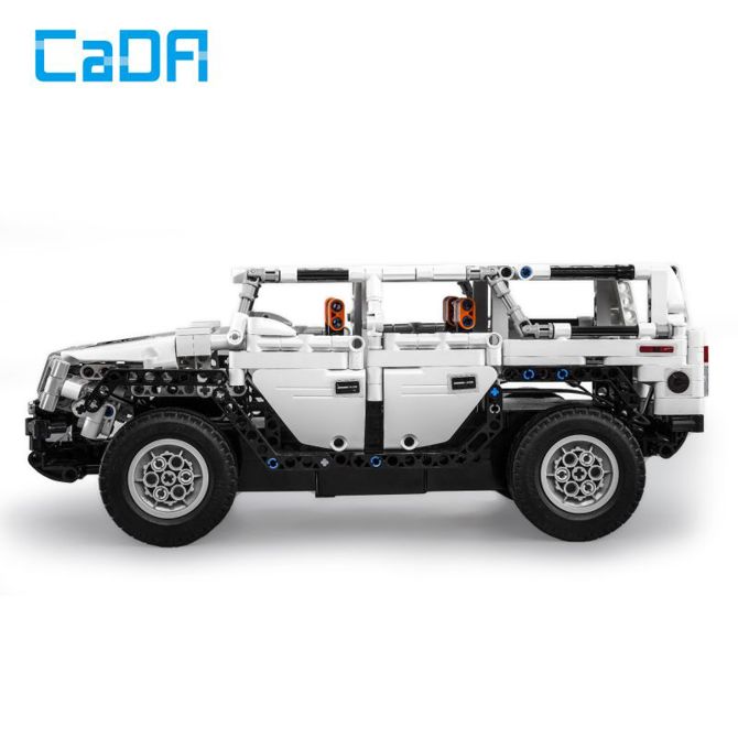 Model iz kock CaDA Warrior H2 Off-Road C51044W, 575 kosov, RC, 2,4 GHz + Bluetooth, robustna konstrukcija 5