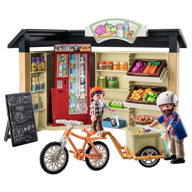 Playmobil Ciuntry: 24 urna igrača za sestavljanje trgovine, 83 kos, od 4. let 3