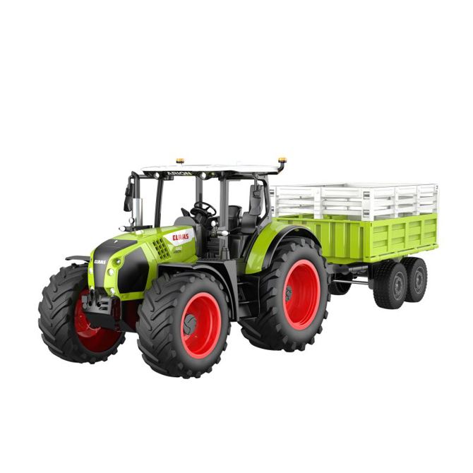 Traktor na daljinsko vodenje Double E E685-003 Claas Arion 660 s prikolico, 1:24, 2.4 GHz, LED osvetlitev, 3.6 V baterija 3