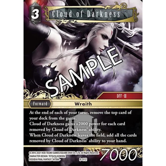 Igralne karte Final Fantasy TCG Multiplayer Challenge Boss Deck Chaos, angleška različica 4