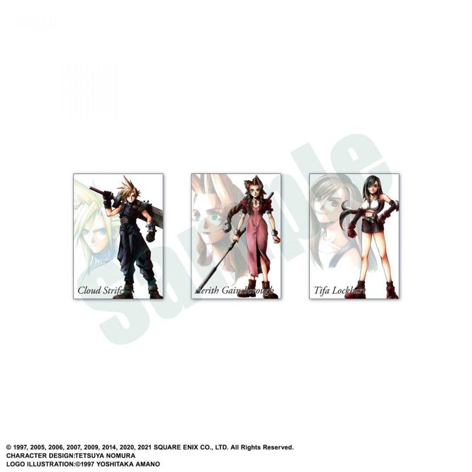 Zbirateljske karte Final Fantasy VII Anniversary Art Museum Digital Card Plus Display, 20 paketov, angleška različica 4