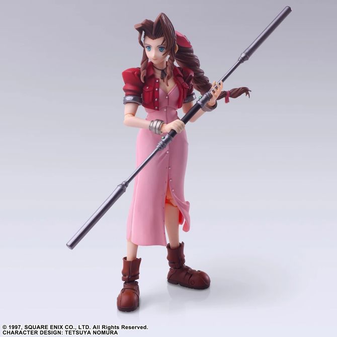 FINAL FANTASY VII BRING ARTS ACTION FIGURE AERITH GAINSBOROUGH DIGITAL PLUS EDITION 3