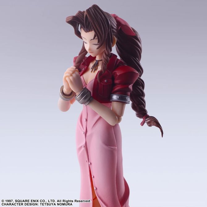 FINAL FANTASY VII BRING ARTS ACTION FIGURE AERITH GAINSBOROUGH DIGITAL PLUS EDITION 6