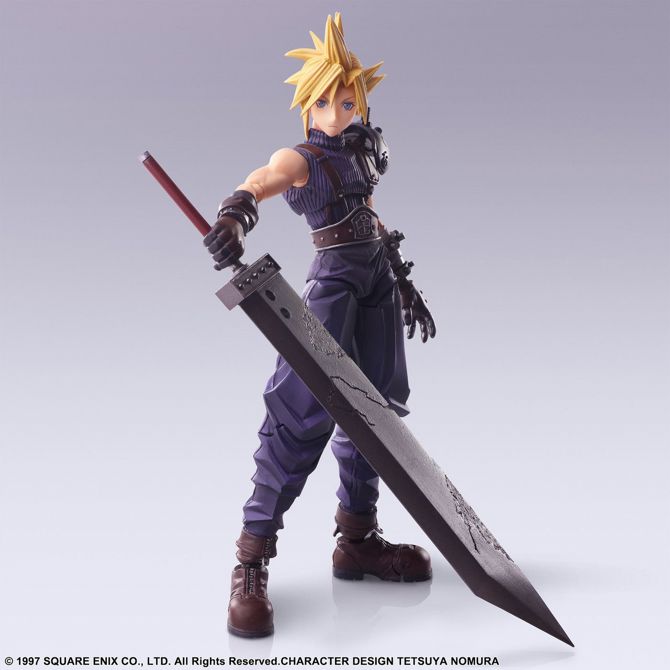 FINAL FANTASY VII BRING ARTS ACTION FIGURE - CLOUD STRIFE DIGITAL PLUS EDITION 2