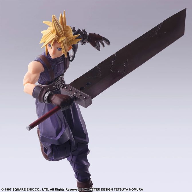 FINAL FANTASY VII BRING ARTS ACTION FIGURE - CLOUD STRIFE DIGITAL PLUS EDITION 6