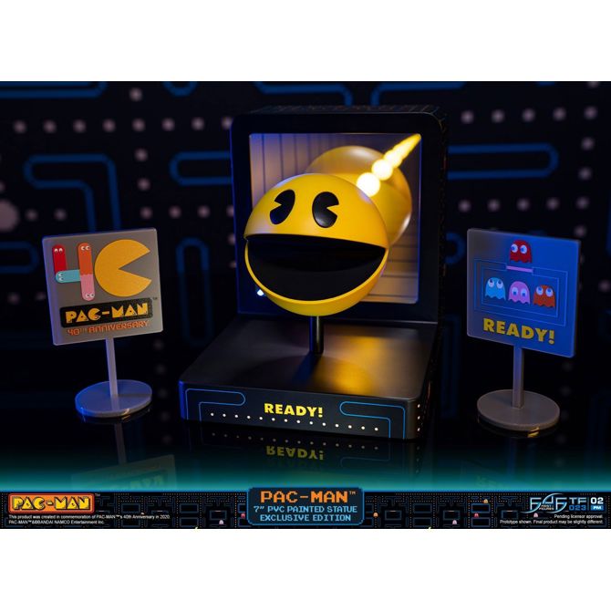 PVC figura First4Figures Pac-Man, 17,8 cm, LED osvetlitev, 40. obletnica, ekskluzivna izdaja 3