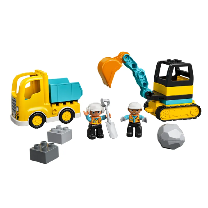 Kocke Lego Duplo®: Tovornjak in bager na gosenicah (10931) 5