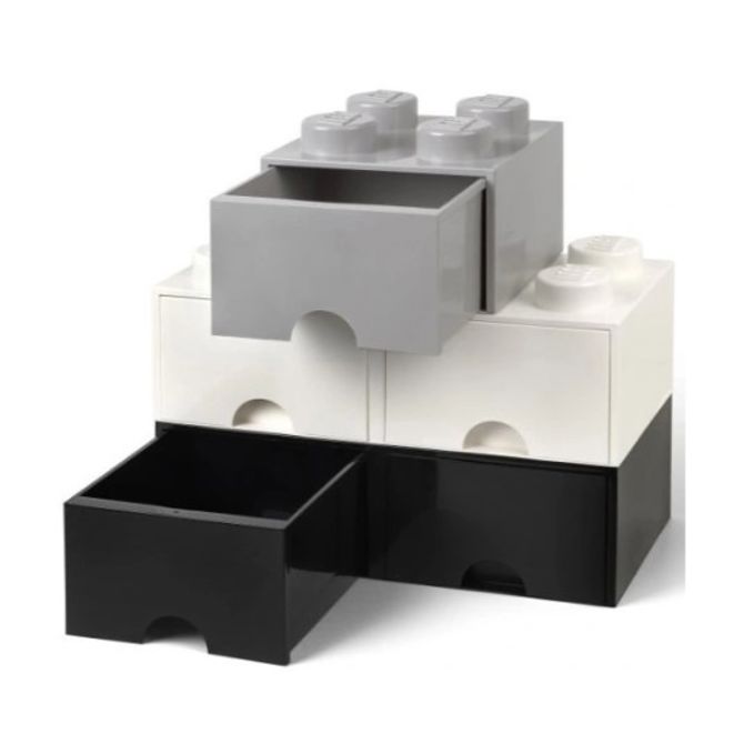 Lego®: Škatla za shranjevanje z gradnikom 4 - Siva (40051740) 5