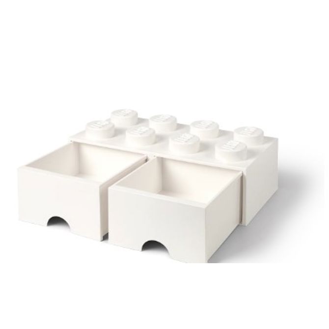 Lego®: Škatla za shranjevanje z gradnikom 8 - Bela (40061735) 4