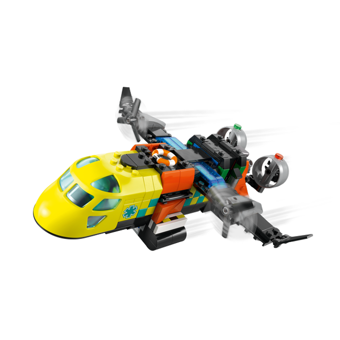 Kocke Lego City Kombinirani komplet z letalom, vzdrževalnim vozilom in lebdečim plovilom, 990 kos, od 7. let 60505 5