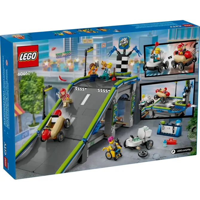Kocke Lego City: Brez meja: Klančina za dirkanje z avtomobilčki (60460) 2