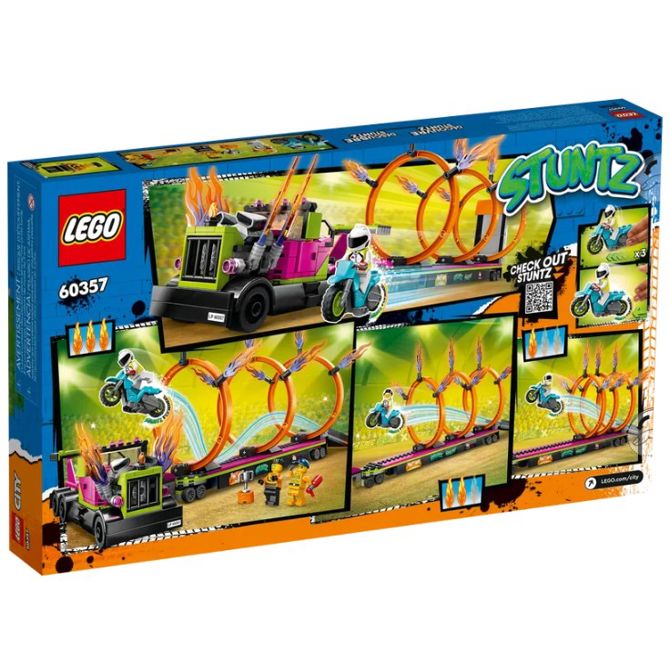Kocke Lego City: Kaskaderski tovornjak in izziv Ring of Fire (60357) 11870414 2