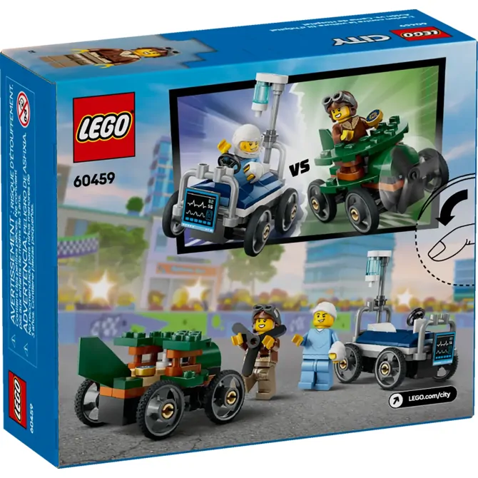Kocke Lego City: Paket dirkalnih vozil letalo proti bolniški postelji (60459) 2