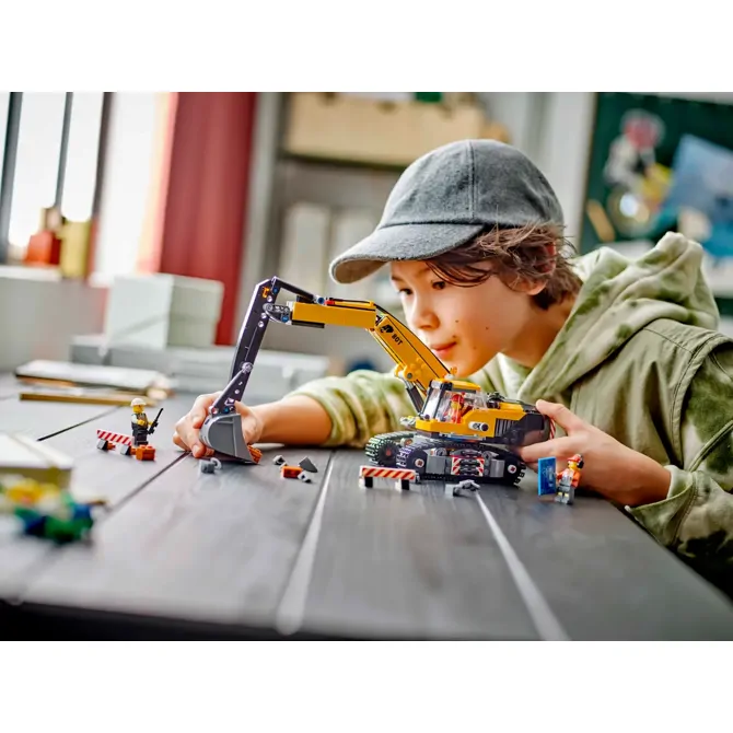 Kocke Lego City: Rumeni gradbeni bager (60420) 5