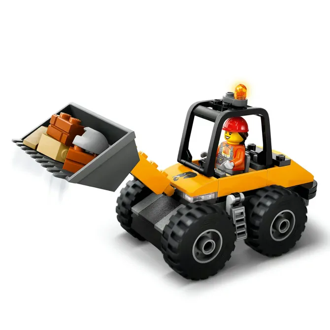 Kocke Lego City: Rumeni gradbeni nakladalnik s kolesi (60450) 4