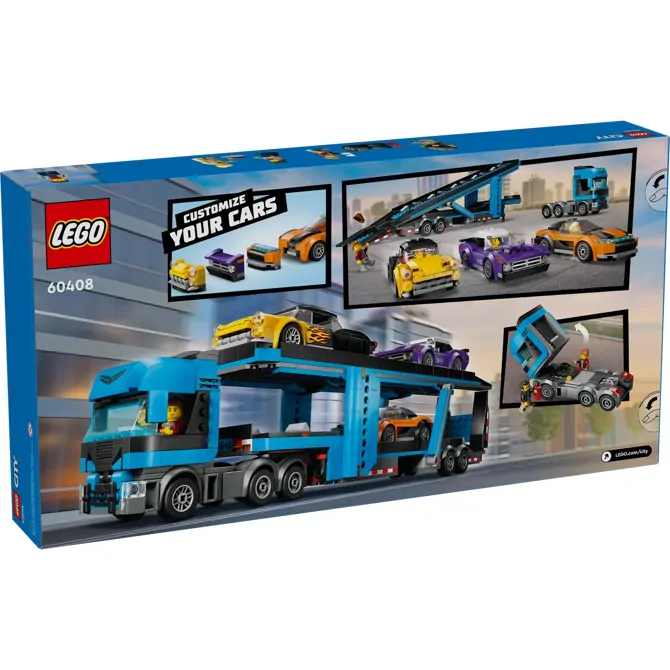 Kocke Lego City: Transportno vozilo za avtomobile z avtomobili (60408) 2
