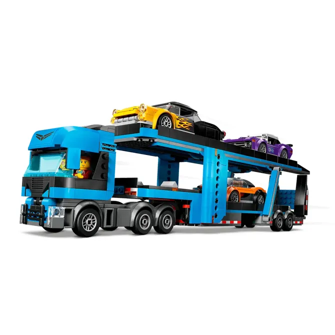 Kocke Lego City: Transportno vozilo za avtomobile z avtomobili (60408) 4