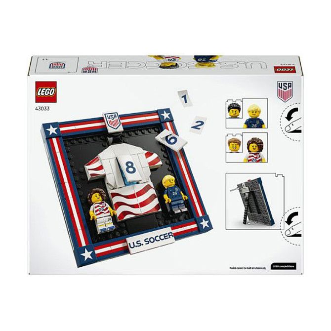 Kocke Lego Editions Dres Ameriške nogometne reprezentance 2026, od 10. let, 167 kos 4
