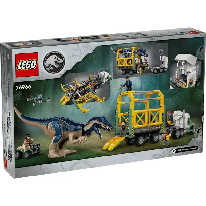 Kocke Lego: Jurassic World Naloga dinozavri: tovornjak za alozavra (76966) 2